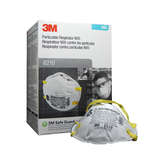 3M Particulate Respirator 8210, N95 Box of 20