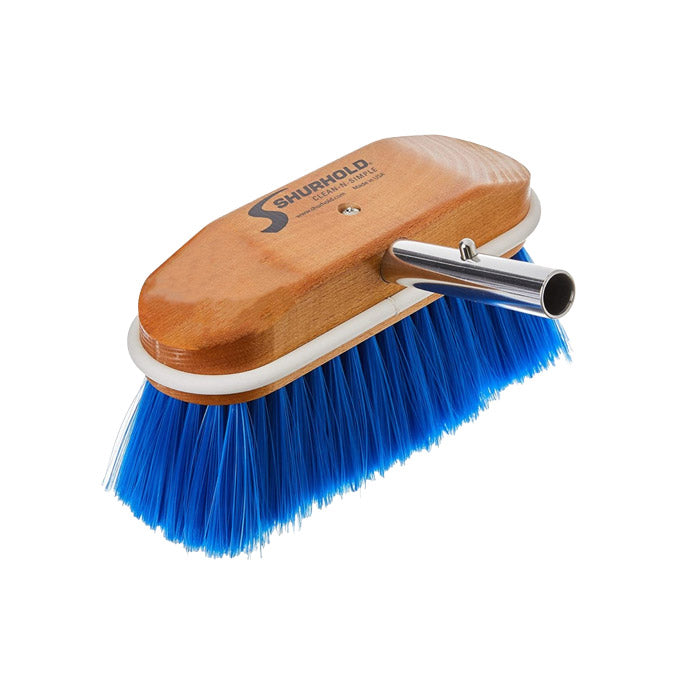 Shurhold 310 8" Window and Hull Brush with Extra Soft Blue Nylon Bristles