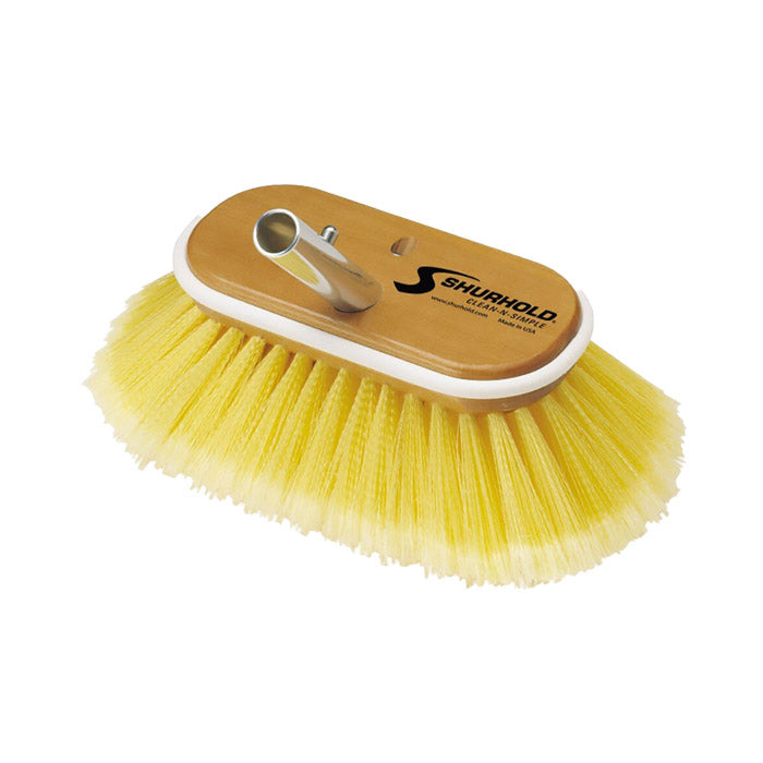 Shurhold 960 6" Deck Brush with Soft Yellow Polystyrene Bristles